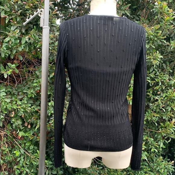 Laundry by Shelli Segal Beaded Cardigan and Tank Set - Picture 5 of 16